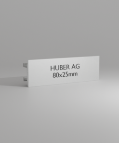 Huber AG 80×25 – aluminium anodisé naturel