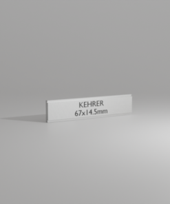 KEHRER 67×14.5 – aluminium anodisé naturel