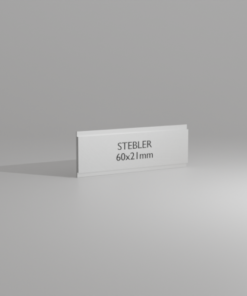 Stebler 60×21 – aluminium anodisé naturel